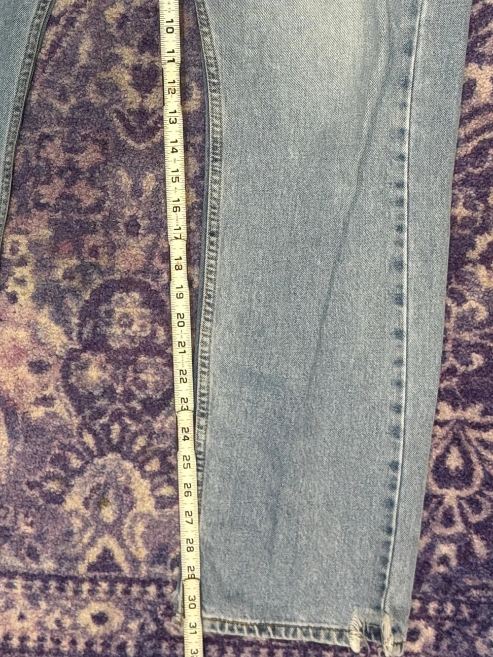 Men's Vtg 2000’s Levi 505 Light Wash Blue Denim Jeans